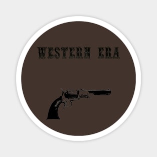 Western Era - Long Barrel Revolver Magnet